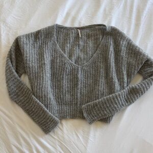 Free People Cozy Gray Women's Sweater